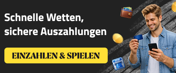 Bahibi Einzahlung mit Spieler am Smartphone und Einzahlen und Spielen Button